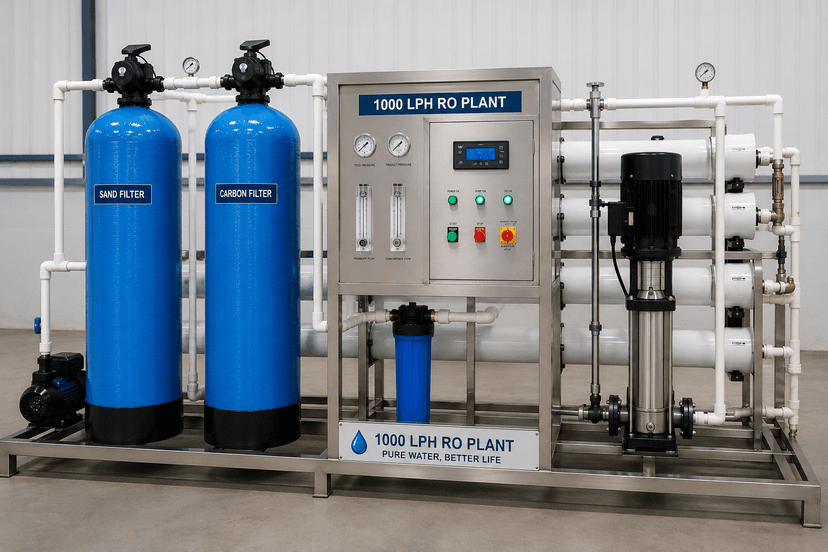 1000 LPH RO Plant