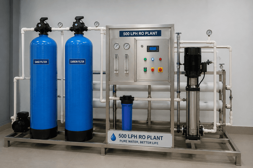 500 LPH RO Plant